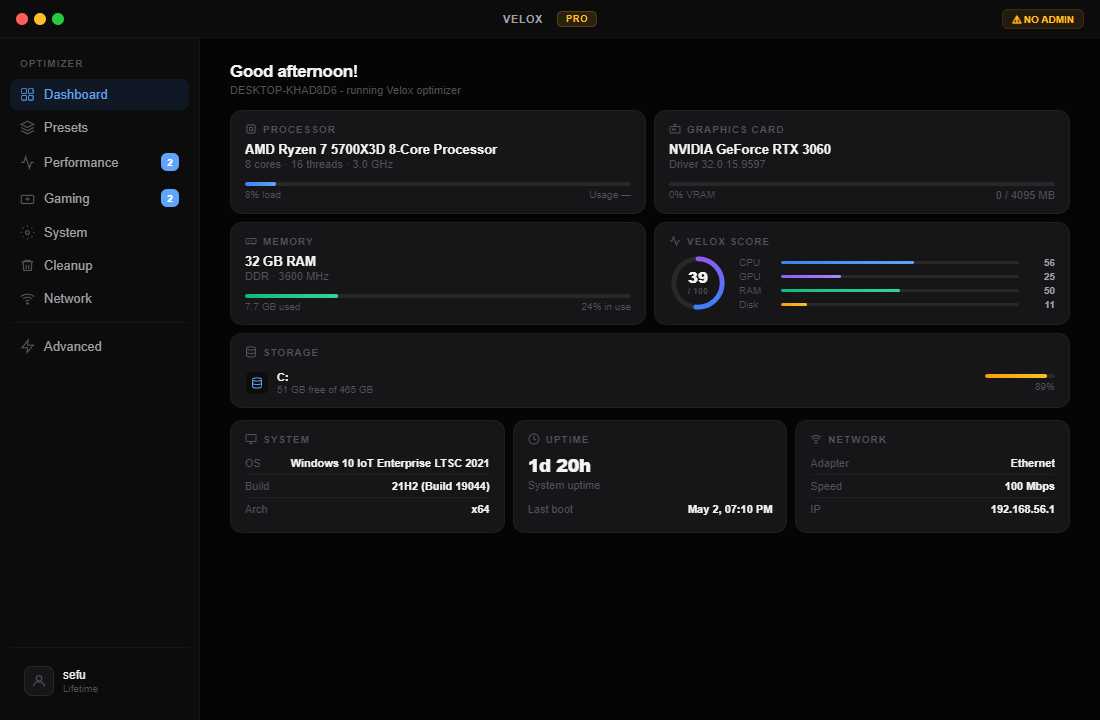 Velox optimizer interface preview